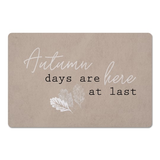Autumn Days At Last Floor Mat